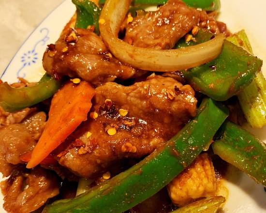 59. 沙爹牛肉 Boeuf avec sauce Satay Beef with Satay Sauce